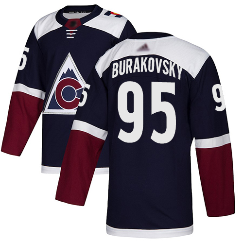 Adidas Colorado Avalanche #95 Andre Burakovsky Navy Alternate Authentic Stitched Youth NHL Jersey->youth nhl jersey->Youth Jersey